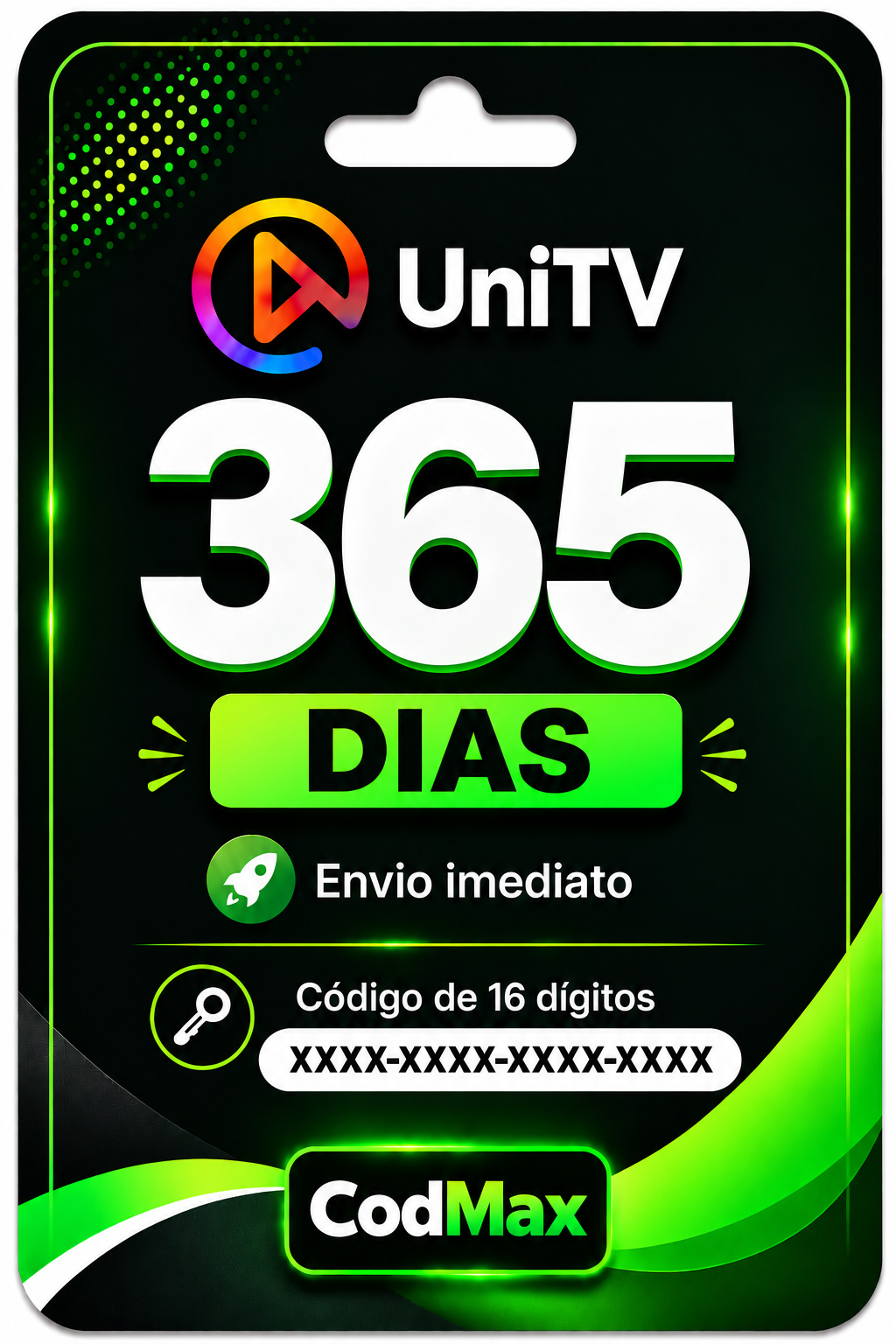 Recarga Gift Card 365 Dias